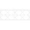 Ekena Millwork Set of Four Panels for 94 1/2"W x 32 1/4"H Fraser Fretwork Wainscot Wall Paneling WPKP16X01X47FSR - alternate 2